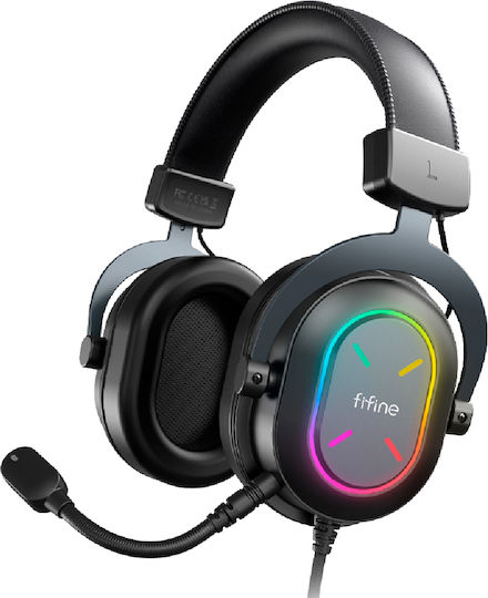 Fifine H6X Over Ear Gaming Headset με σύνδεση USB for PC / PS4 / PS5
