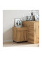 Kabinett Büro mit Rollen Artisan Oak 45x38x54cm