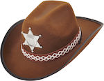 Children's Sheriff Cowboy Hat Brown