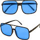 Αξεσουαρ Γυαλια " 90s Hip Hop Glasses Azure Lenses"