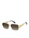 Marc Jacobs Women's Sunglasses with Gold Metal Frame and Brown Gradient Lens MARC 805/S 01QHA