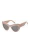Marc Jacobs Women's Sunglasses with Pink Plastic Frame and Gray Lens MARC 798/S 3DVIR