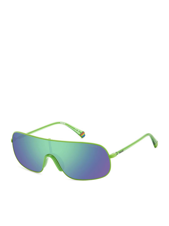 Polaroid Unisex Ochelari de soare cu Verde Cadr...