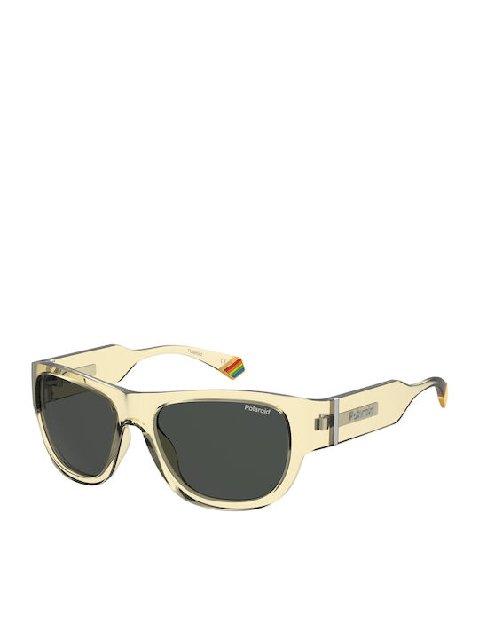 Polaroid Unisex Sunglasses with Yellow Plastic ...