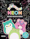 Squishmallows Neon Bιβλίο Ζωγραφικής