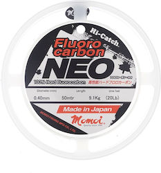 Momoi Neo Flourocarbon Hi Catch 0.62mm 18.1kg 25m Clear