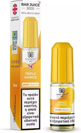 Bar Juice 5000 Lichid de Reumplere Gata Bar Salts cu Aromă de Fructat 20mg 10ml