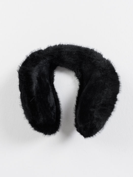 Unisex Earmuff Tricotat în culoarea Negru