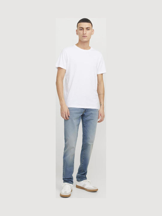 Jack & Jones Mike Jeans Pants Regular Tapered Fit Blue Denim