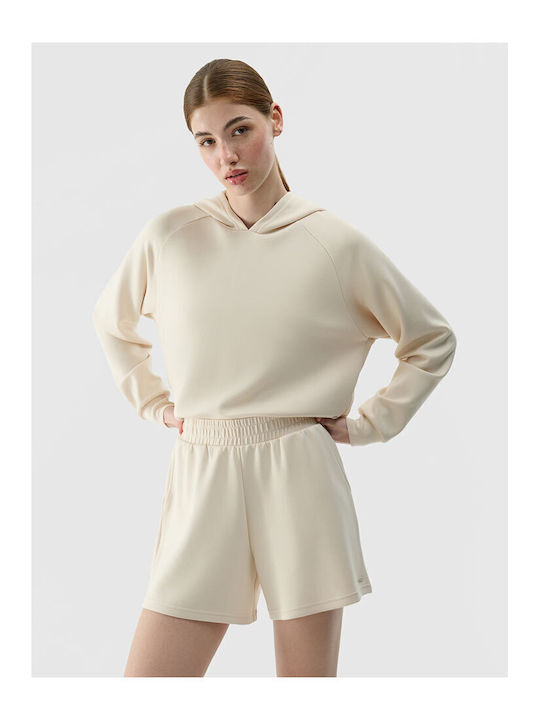 4F Femei Pantaloni scurți Pantaloni scurți Bej