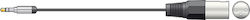Chord XLR male - XLR male 1.5m MP3-XLR