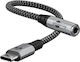 Goobay Μετατροπέας USB-C / 3.5mm male σε 3.5mm female Γκρι 1τμχ 74056