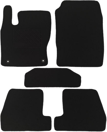 Set Covorașe Față și Spate 5buc din Covor pentru Ford Concentrare 2011-2018 Negre