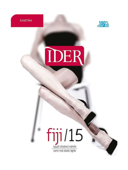 IDER Fiji Women's Pantyhose 15 Den Of Black