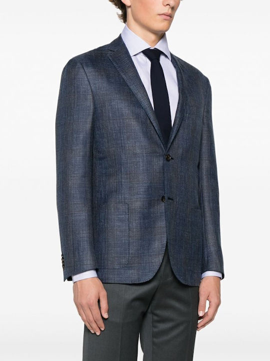 Men's Winter Suit Jacket Blue