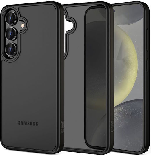 Tech-Protect Magmat Back Cover Plastic / Silicone Black (Galaxy S25)
