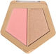 WYNIE 2-in-1 Highlighter & Rouge Palette mit Ro...