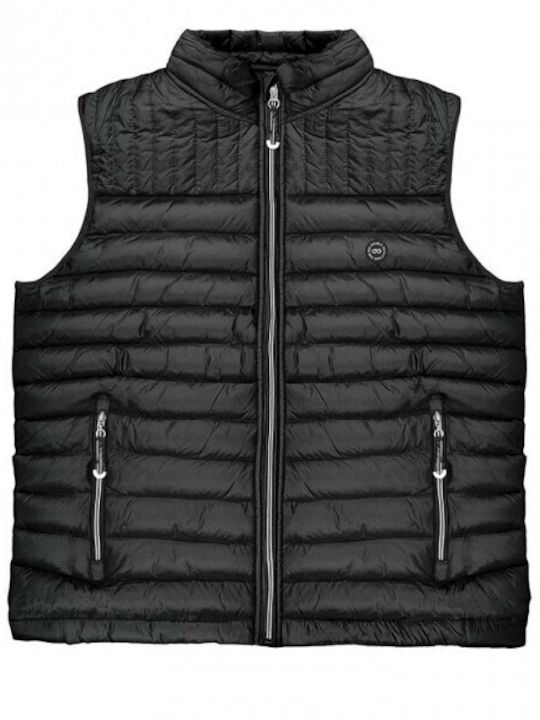 Double Sleeveless Jacket BLACK