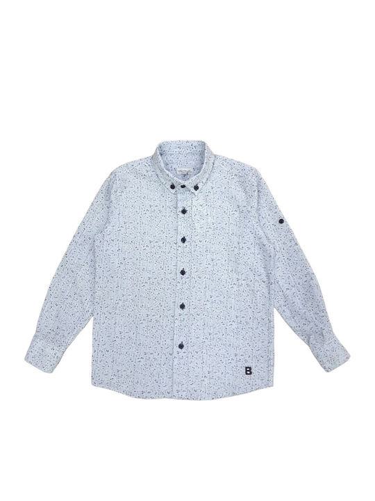 Boutique Boys Kids Shirt Long Sleeve Light Blue