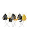 Wallity Wall Decor Casting Gold Made of Metallic 112x67cm