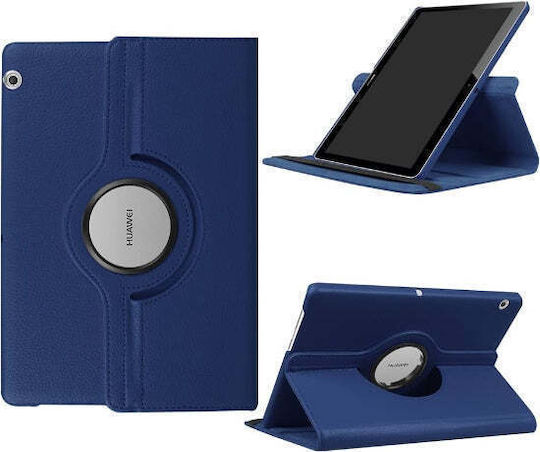 Mediapad T3 10-9.6 Flip Cover Περιστρεφόμενη Ανθεκτική Μπλε Huawei Mediapad T3 10 (AGS-L09, AGS-W09)