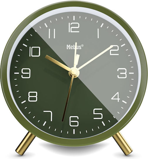 Mebus Tabletop Clock with Alarm Gold 56972