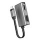 Alogic USB-C Docking Station with HDMI 4K PD Ethernet and Support for 2 Monitors Silver (ULCVGHD-SGR)