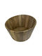Nakaro Wood Wooden Salad Bowl Brown 40x40cm