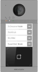 Hikvision Ds-kv8413-wme1 C Wifi Outdoor Video Intercom Post 4 Call Buttons A Single Family Allows Calls Hikvision Ds-kv8413-wme1 C Wifi Outdoor Video Intercom Post 4 Call Buttons A Single Family Allows Calls