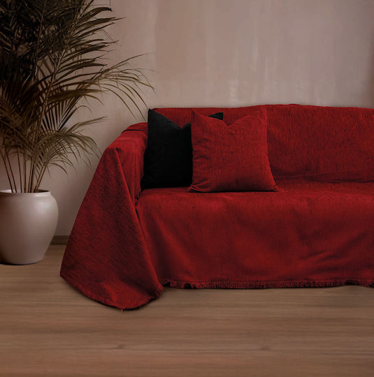 Epavlis Homeware 1204 Двуместен Диван П180xМ250см Червен