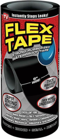 Μονωτική Ταινία 200mm x 1.5m Flex Tape Μαύρη