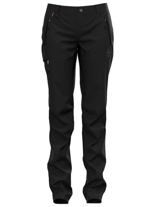 Odlo Wedgemount Women's Long Hiking Trousers Black