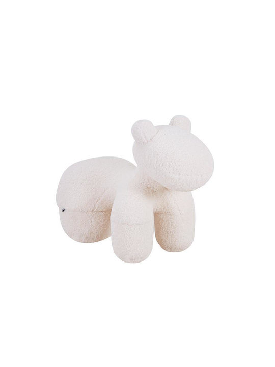 Παιδικό Σκαμπό Teddy Λευκό 55x110x83εκ.