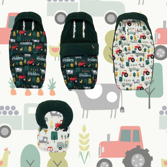 Cosatto Stroller Footmuff with Fleece Lining Multicolour