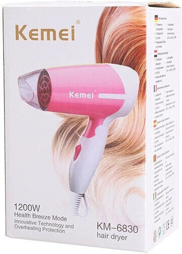 Kemei Faltbarer Reise-Haartrockner 1200W Km-6830