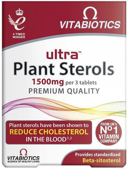 Vitabiotics Ultra Plant Sterols Ειδικό Συμπλήρωμα Διατροφής 30 ταμπλέτες
