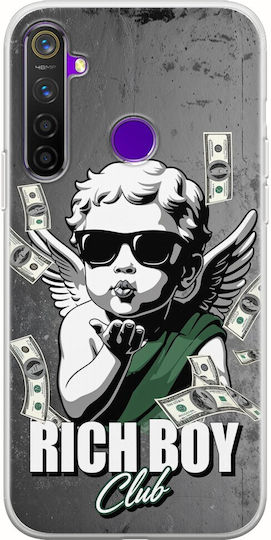 Rich Boy Club Realme 5 Pro Flexible Tpu Διάφανη Σιλικόνη