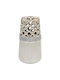 Keramikvase Φ12x23 cm Champagner Strass Keskor 07730