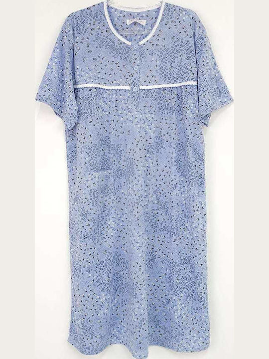 Cool Summer Women's Nightdress Blue