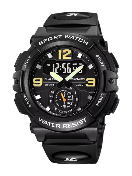 Skmei Digital Men's Watch 52mm Battery with Bla...