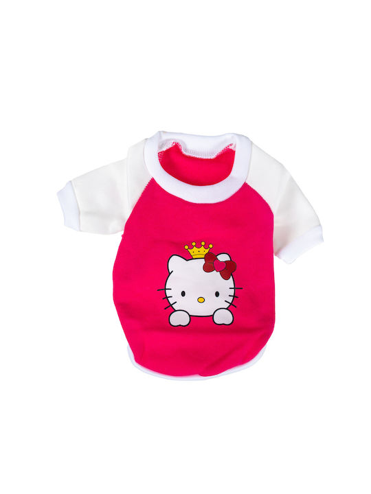 Суитшърт за кучета Kitty – Розов S L35xW25см 1.5-2.5кг