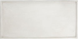 Harmony Plate Planter White 85x42cm