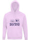Kinder-Sweatshirt mit Kapuze und Taschen Creamy Pink Bluey Grannies Nice Parking Spot Rita
