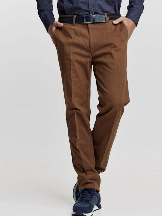 Pantaloni Barbati Chino Tabac