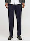 Pantaloni Elastic cu Croială Slim Night Sky Navy