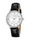 Skmei Women's Watch with Black Leather Strap