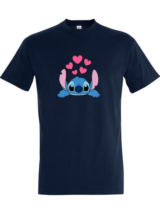 Παιδικό T-shirt French Navy Stitch In Love