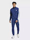 Tracksuit Glossy with Elastic Dark Blue