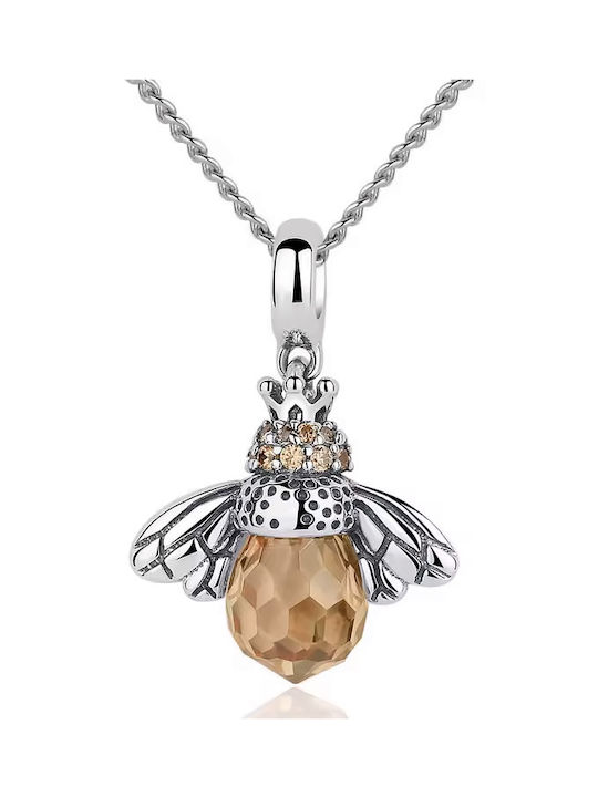 Bamoer Necklace from Silver with Zircon