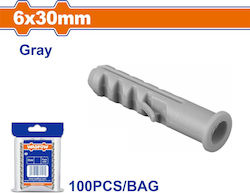Ancoră din plastic Wadfow Pe șaibă universală 6x30mm 100 bucăți Wxtc911 Ancoră din plastic Wadfow Pe șaibă universală 6x30mm 100 bucăți Wxtc911